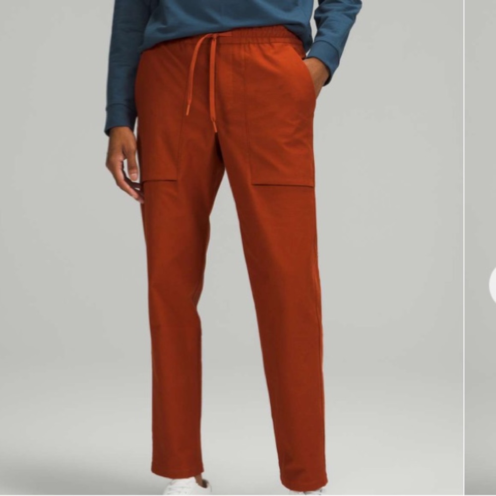 Lululemon Orange Bowline Pant | Size Large, 28” Inseam
